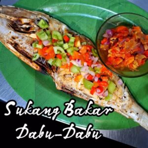 Sukang - Bawal Grilled Fish / Ikan Sukang - Bawal Bakar
